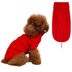LIJSUIOXIU Pet Clothing, Dog Sweater Winter Warm Sweatshirt Coat for Puppy Cat